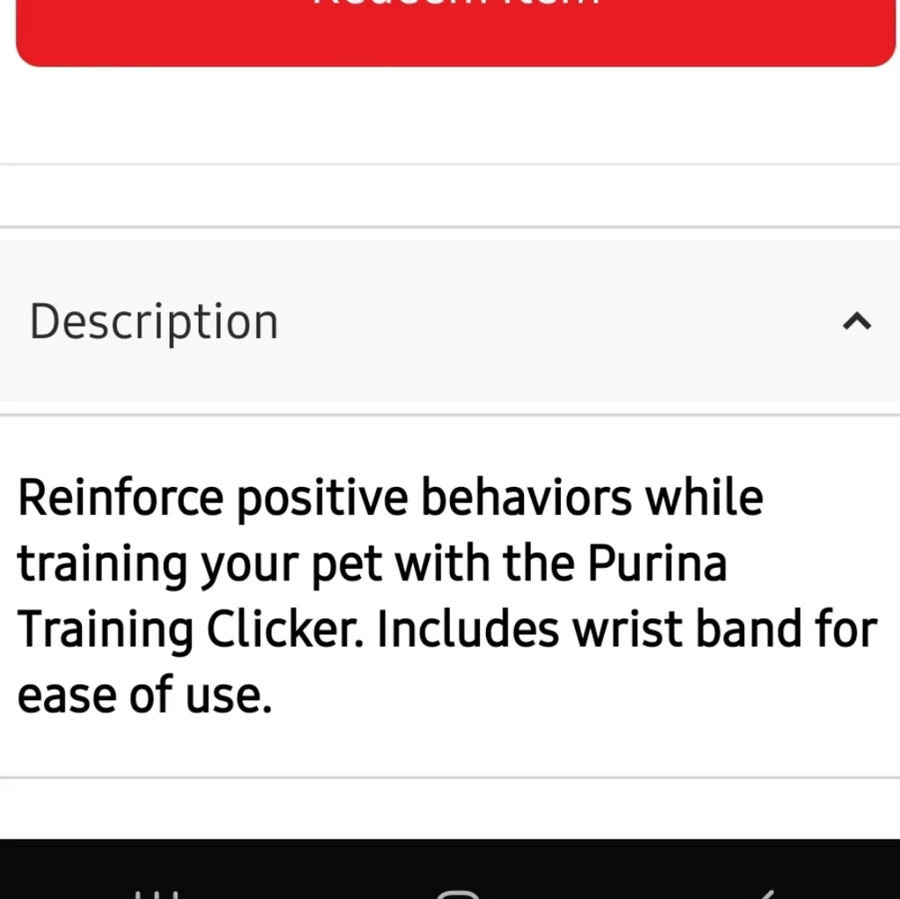Purina Dog Training Pet Clicker Keychain with Coil Wrist Loop